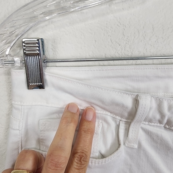 Just Black Skinny White High Waist Jeans Size 29 - Picture 6 of 13